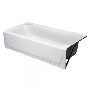 White Steel Bathtub
