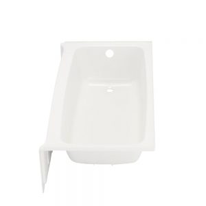 White fiberglass bathtub | What is a Tub/Shower?