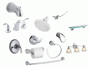 Home Renovation Products | Kohler Forte CP - Complete Bathroom Fixtures Set