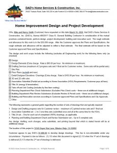 Design and Project Development