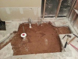 Curbless Shower Concrete Removal