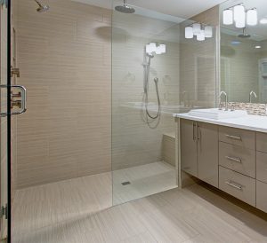 Bathtub in the Guest Bathroom - Walk in Shower in Guest bathroom