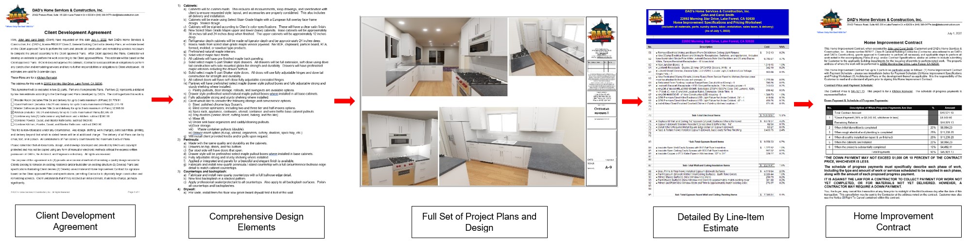 Design Build Full Interior Remodel - DAD's Construction