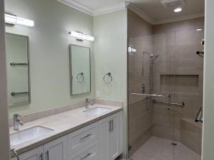 Tiled Niche in the Shower
