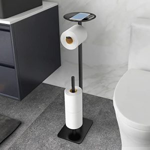 Freestanding TP Dispenser with Cell Phone Tray