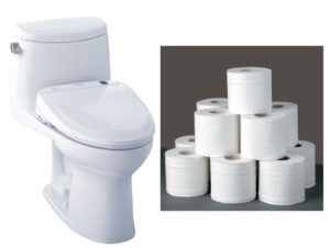 Comfort Height Toilet with Washlet